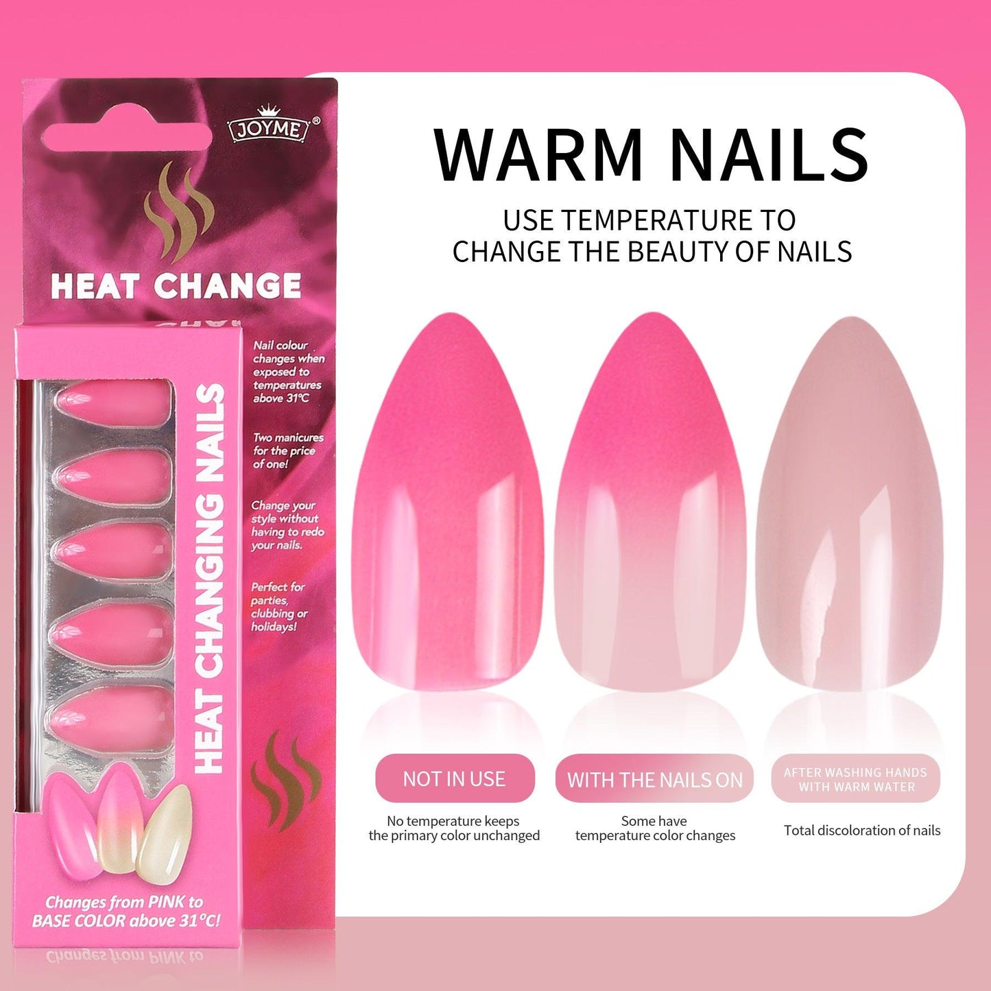 Magic Colour Changing Nails (Heat Change) - GlamPressInk